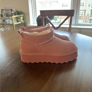 BearPaw Women's Winter Boots in Pink